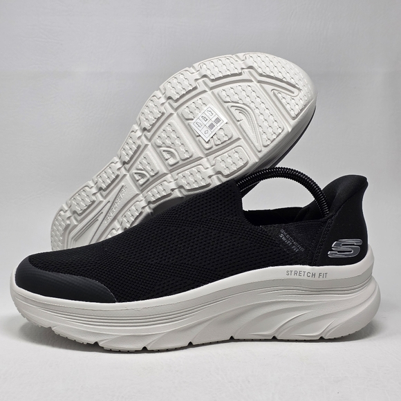 Skechers Memory Sn 16932 Foam Shoes Men's Size 9 Black White Sneakers New - Picture 1 of 11